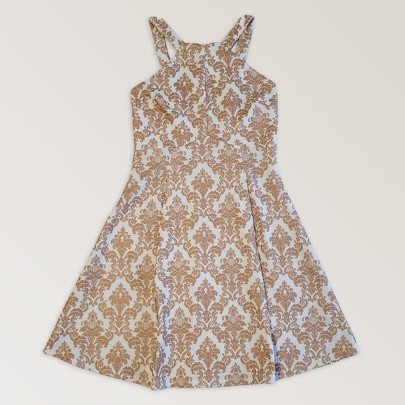 Cottagecore Cocktail Dress, Retro Coquette Girl Sundress, Farmhouse Dress - Picture 1 of 6